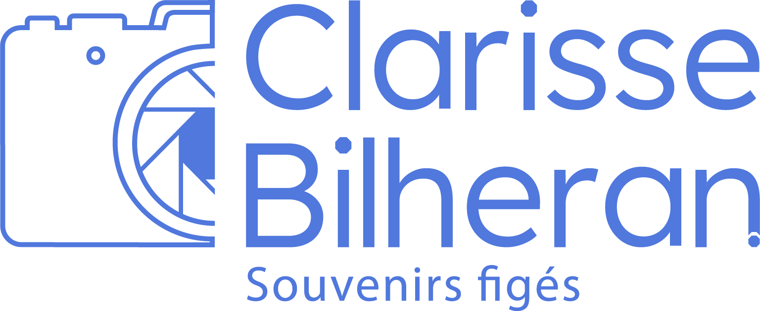 Logo horizontal avec slogan - bleu